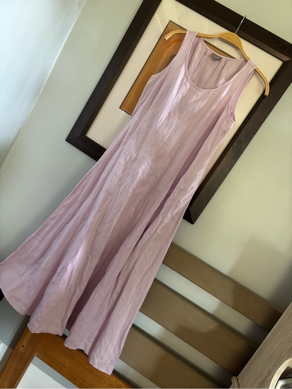 J Jill.  Linen maxi Sz Sm light lavender